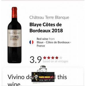 Vang Pháp Chateau Terre Blanque Bordeaux Red uống ngon bn4