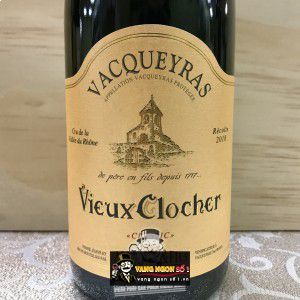 Vang Pháp Vieux Clocher Vacqueyras Clocher uống ngon bn1