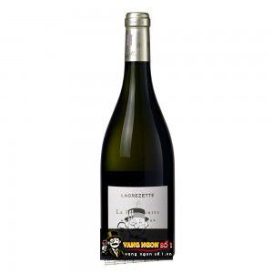 Vang Pháp Chateau Lagrezette Pigeonnier White Vision cao cấp