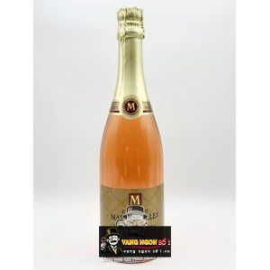 Vang nổ Pháp Chateaux Martinolles Cremant De Limoux Rose uống ngon