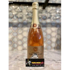 Vang nổ Pháp Chateaux Martinolles Cremant De Limoux Rose uống ngon bn1