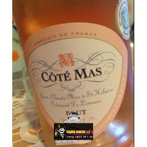 Vang Nổ Pháp Cote Mas Cremant De Limoux Rose Brut uống ngon bn1