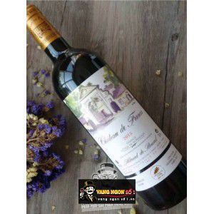 Vang Pháp Chateau De Francs Côtes De Francs uống ngon bn1