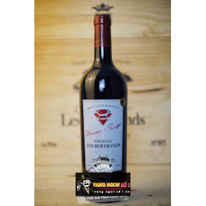 Vang Pháp Chateau Les Bertrands Diamant Rouge thượng hạng bn1
