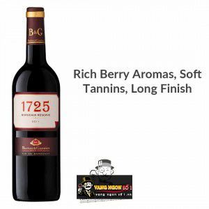 Rượu vang 1725 Barton Guestier Bordeaux uống ngon bn1