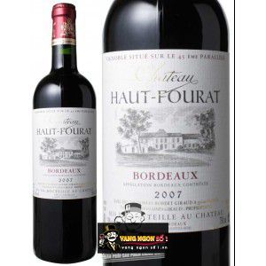 Vang Pháp Chateau Haut Fourat Bordeaux uống ngon bn1