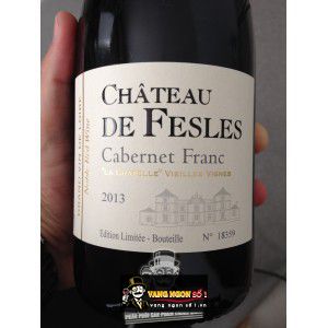 Vang Pháp Chateau de Fesles Cabernet Franc uống ngon bn1