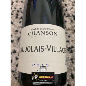 Vang Pháp Beaujolais Villages Chanson uống ngon bn1