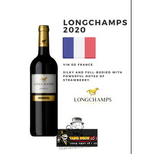 Vang Pháp Longchamps Merlot VDF Adet Seward uống ngon bn2