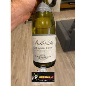 Vang Pháp Belleruche Cote Du Rhone M Chapoutier uống ngon bn3