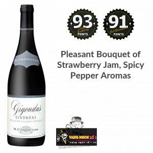 Vang Pháp Gigondas M.Chapoutier thượng hạng bn1