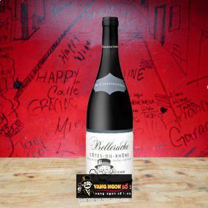 Vang Pháp Belleruche Cotes Du Rhone M.chapoutier uống ngon bn2
