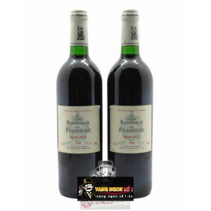 Vang Pháp Les Remparts de Ferriere Margaux cao cấp