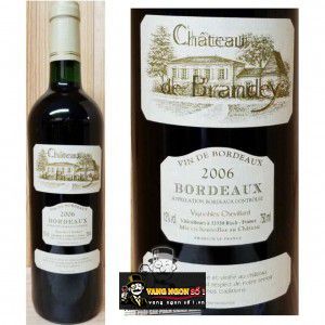 Vang Pháp Chateau de Brandey Bordeaux uống ngon bn1