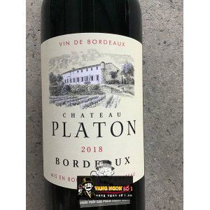 Vang Pháp Platon Chateau Bordeaux Red uống ngon bn1