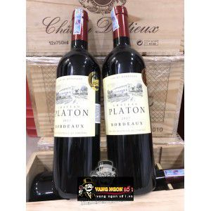 Vang Pháp Platon Chateau Bordeaux Red uống ngon bn2
