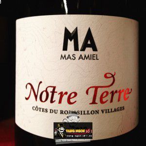 Vang Pháp Notre Terre Mas Amiel uống ngon bn1