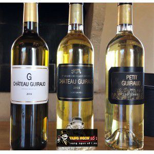 Vang Pháp Petit Guiraud Chateau Guiraud Sauternes thượng hạng bn1