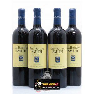 Vang Pháp Les Hauts de Smith Pessac Leognan thượng hạng bn2