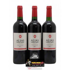 Vang Pháp Alias Croizet Bages Pauillac Grand Cru Classe thượng hạng bn1
