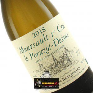 Vang Pháp Meursault 1er Cru Le Poruzot Dessus Remi Jobard thượng hạng bn2
