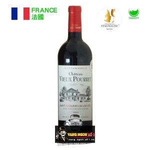 Vang Pháp Chateau Vieux Pourret Saint Emilion Grand Cru cao cấp bn1