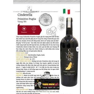 Rượu Vang Ý Cinderella Primitivo Puglia uống ngon bn2