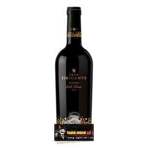 Rượu vang Gran Bericanto Riserva