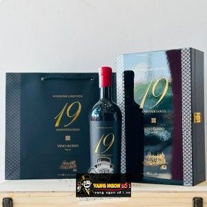 Rượu vang 19 Anniversario Vino Rosso 19độ Cao Cấp