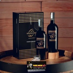 Rượu vang 60 Sessantanni Limited Edition 24 Karat Gold