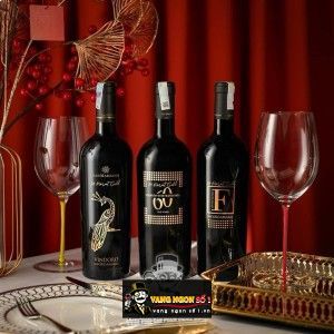 Rượu vang 60 Sessantanni Limited Edition 24 Karat Gold bn2