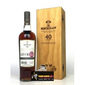 Rượu Macallan 40 Sherry Oak thượng hạng bn1