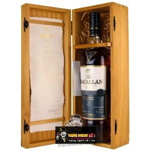 Rượu Macallan 21 cao cấp chai 43 độ bn4