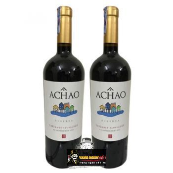 Rượu Vang Chile ACHAO RESERVA CABERNET SAUVIGNON uống ngon bn1