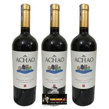 Rượu Vang Chile ACHAO RESERVA CABERNET SAUVIGNON uống ngon bn2
