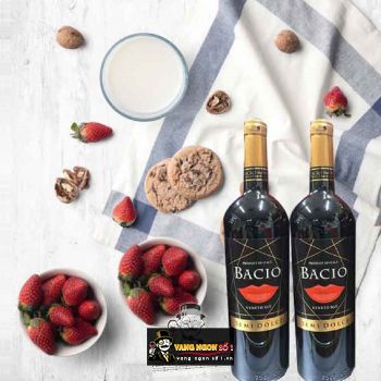 Rượu Vang Ngọt BACIO SEMI DOLCE uống ngon bn4