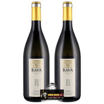 Vang Ý Bava Thou Bianc Chardonnay Piemonte bn1