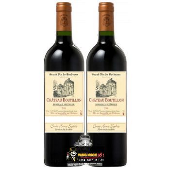Vang Pháp Chateau Boutillon Bordeaux Superieur Cuvee Anne Sophie uống ngon bn1