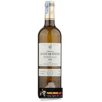 Vang Pháp CHATEAU LANDE DE BERTIN BORDEAUX ĐỎ - TRẮNG bn4