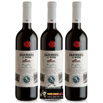 Rượu Vang Ý Farmers Of Wine Rosso Puglia cao cấp bn2