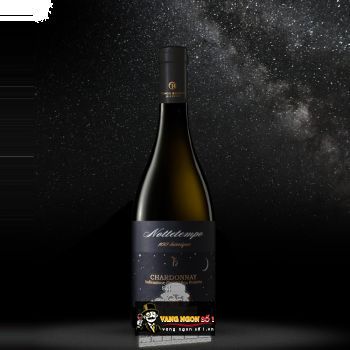 Vang Ý Nottetempo 100 Barrique Chardonnay Salento bn2