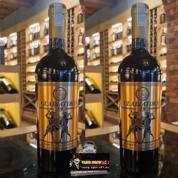 Rượu Vang Ý 19 ĐỘ GLADIATORE PRIMITIVO DI MANDURIA uống ngon bn1