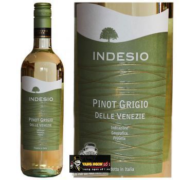 Rượu Vang Indesio Pinot Grigio IGT Veneto uống ngon bn2