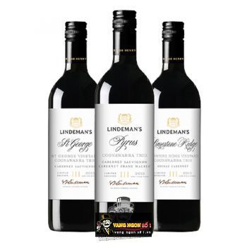 Rượu vang Lindemans St George Trio Cabernet Sauvignon bn2