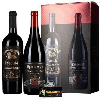 Rượu Vang Ý Maciste Rosso Appassimento Apulien IGT thượng hạng bn1