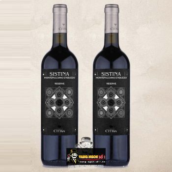 Rượu Vang Ý Montepulciano Dabruzzo Riserva uống ngon bn1