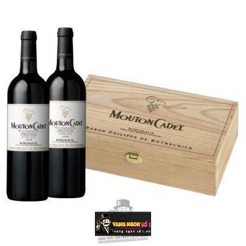 Vang Pháp Baron Philippe de Rothschild Mouton Cadet Red 3.0 Bordeaux bn1
