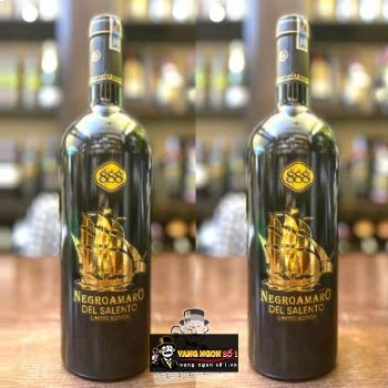 Vang Ý Negroamaro del Salento 888 - Vang cánh buồm bn1