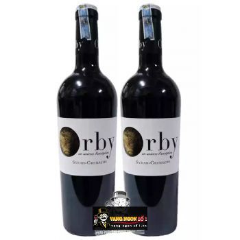 Vang Pháp Orby Syrah Grenache Bordeaux AOC uống ngon bn1