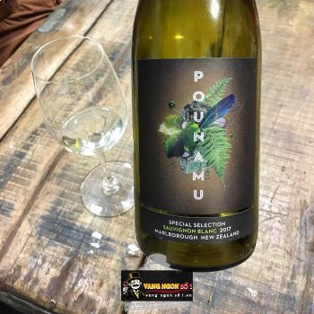 Vang New Zealand POUNAMU Sauvignon Blanc bn1